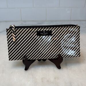 Kate Spade Diagonal Stripe Pouch
